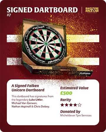 Signed Dartboard